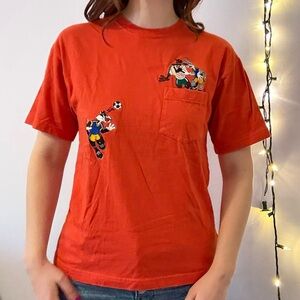 Orange Looney Tunes T-Shirt